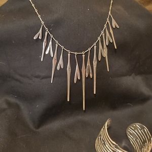 Stunning Birks NeedleFish set of Necklace and Cuff